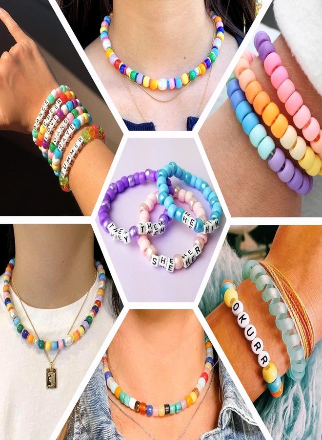 Beadsz مجموعة صنع الأساور من Beadsz، خرز بلاستيكي، أشغال يدوية للأطفال، مجموعة صنع مجوهرات للأطفال، اصنع بنفسك أساور وقلائد وعصابات شعر وخواتم، مجموعة أشغال يدوية، هدية عيد ميلاد للفتيات الصغيرات من عمر 4 إلى 7 سنوات (مجموعة من قطعتين)، لون أبيض كريمي - Image 2